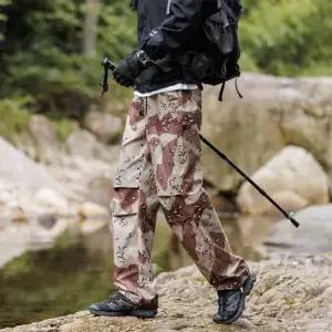 윈터솔져 남성용 팬츠 봄 캐주얼 데일리룩 면린넨 트렌드 카무플라주 방수 야상 KUK1