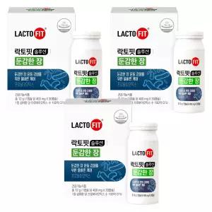 락토핏 솔루션 1 둔감한 장 유산균 12g 30정 3개 선물세트 명절 부모님 모임 추석 시댁