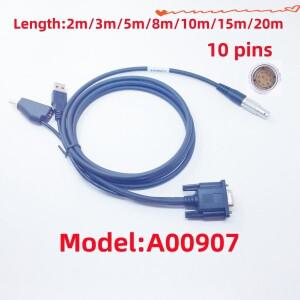 CHCNAV GNSS T4 X91 M500T 에 적합한 RS232 케이블 A00907 PC 또는
