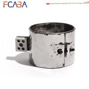 FCABA 120mm 직경 높이 110V/220V/380V 950W/1160W/1250W 마이카 밴드 히터 SUS 발열체 사출기용