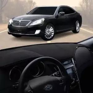 [셀러에이드]자동차 에쿠스VS 대시보드커버 미끄럼방지 블랙스티치 레드스티치