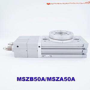 고정밀 복동 식 에어 테이블 액추에이터 3 위치 로터리 MSZA50A 실린더 SMC 타입