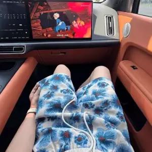 남자 하계 캐주얼 바캉스 섬풍 반바지 하와이안 하의 비치팬츠 5부 KS2