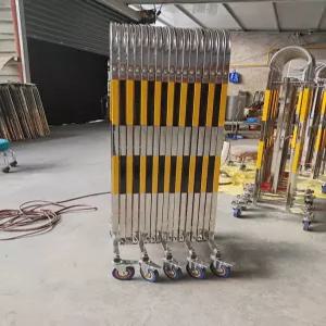 접이식 바리게이트 자바라 펜스 1.1m 5m 높이 x 바리케이트 출입문 길이 이동식