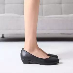여성 블랙 오피스 펌프스 정장구두 3cm (215-275) 여자면접구두