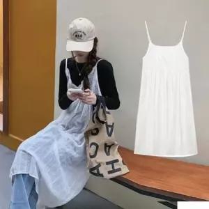 가을 롱원피스 면 코디 모임 매력적인 원피스코디 봄