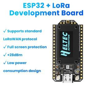 메쉬타스틱 헬텍 V4 0.96인치 OLED  전원 LoRa 32 개발 보드 GPS ESP32 SX1262 WiFi BLE 저전력  IoT용