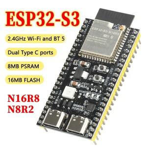 ESP S3 개발 보드 N16R8N8R2 BT 2.4G Wifi 모듈 Arduino 8MB PSRAM 16MB 플래시 듀얼 Type-C