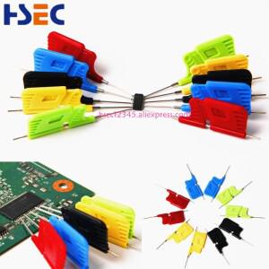 10피스  마이크로 IC 클램프 SOPSOICTSSOPTSOPSSOPMSOPPLCCQFP TQFPLQFP SMD 칩 핀 클립 DIP 미니 소형