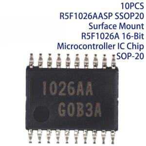 10PCS R5F1026AASP SSOP20 표면 실장 16비트 마이크로컨트롤러 IC 칩
