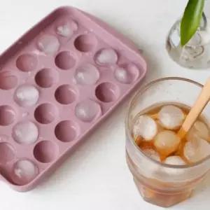 실리콘아이스몰드 실리콘 구슬얼음 만들기 몰드 공모양 얼음 트레이