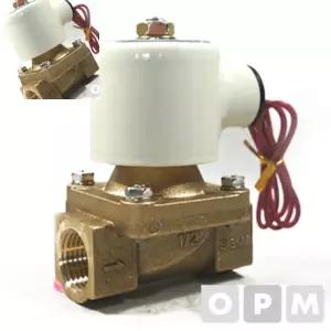 DC12V 황동 전자밸브 15A 수도용 공압솔밸브 솔밸브 SOL밸브 물솔벨브         RAM
