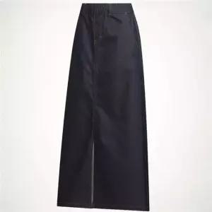 아디다스 오리지널스 Womens 스타디움 크롬 데님 루즈 핏 스커트 KF8216 1904115