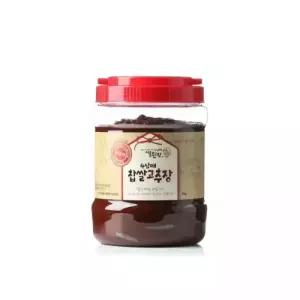4남매 찹쌀고추장 2kg 국내산 태양초 고춧가루를 항아리에서 2년이상 숙성한