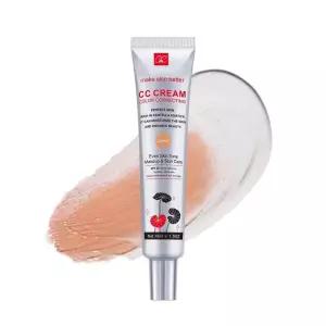 SPF 25가 함유된 컬러 보정 CC 크림 커버 경량 파운데이션 하이드레이팅 세럼 고른 피부 톤 메이크업 및