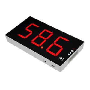 대형 LCD 화면이 30-130dB 사운드 레벨 미터 벽걸이 형 디지털 소음 측정기 데시벨 모니터링 테스터
