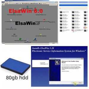 2025 Hot ElsaWin 6.0 V-W 용 최신 버전 A-udi 자동 수리 소프트웨어 motiva Elsa Win MAX  for