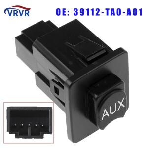 VRVR 39112-TA0-A01 파일럿 보조 입력 잭용 AUX 오디오 인터페이스 Honda 용 Accord Aux 포트