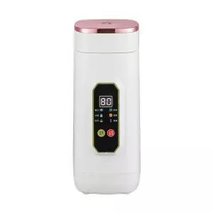 전기 텀블러 가열 여행용 304 충전식 USB 650ml 전기포트 캠핑 백색