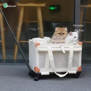 대형 고양이 캐리어 이동가방 해치백 배낭 접이식 산책가방 슬링백