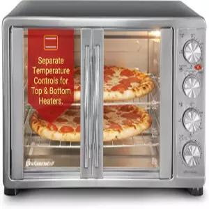 고메 ETO450B 도어 475Qt 8슬라이스 컨벡션 오븐 4컨트롤 노브 베이킹 브로일 토스트 로티세리 보온 2인치