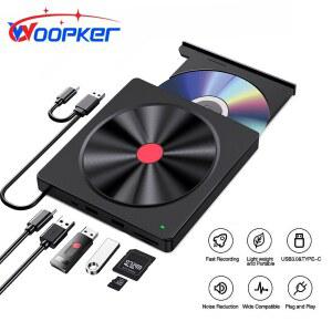 DVD 플레이어 Woopker B52 다기능 휴대용 아이맥 컴퓨터용 외부 RW CD 버너 USB3 타입
