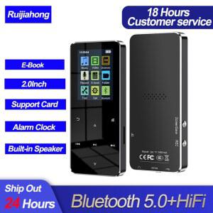 DVD 플레이어 MP4 인치 금속 MP3 음악 HiFi 블루투스 지원 카드 FM 알람 시계 전자 플레이어가있는 내장 스피커