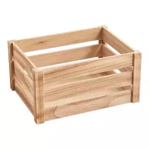 레트로 나무상자 소품박스 빈티지 외부 우드 내추럴 소형 30x20x16cm 원목색