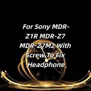 7n 8 코어 순수 99% 실버 이어폰 케이블 팔라듐 소니 호환  MDR-Z1R 헤드폰 고정용 나사 포함 8389