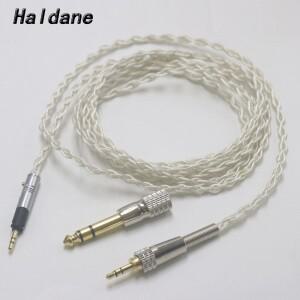 Haldane 4 코어  그래핀  은도금 이어폰  케이블 와이어 HD558 레퍼런스 헤드폰용