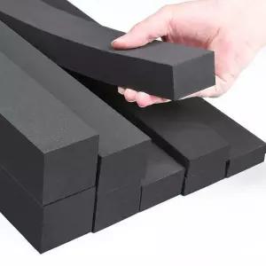 고밀도 두꺼운 충격방지 패드 시트 테이프 흡수 검정 흡음 스펀지