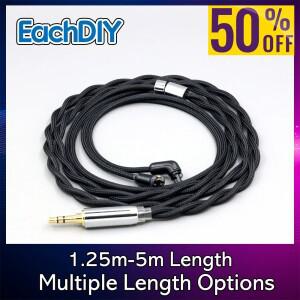 나일론 쉴드 순수 99% 실버 팔라듐 골드 그래핀 이어폰 케이블 소니 호환  MDR-EX1000 MDR-7550 8282