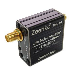 AURSINC ZK05 100K 라디오 배터리 10MHZ 증폭기 LNA TINYSA 게인 저잡음 RF 6GHZ 24DB USB 울트라 프리앰프용 공급 광대역 300MAH BM 내장 8GHZ 인터페이스 소프트웨어 SDR 정의 전원