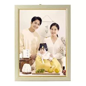 가벼운 사진 테이블 액자 실버 미니 틀