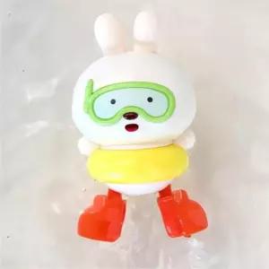 욕조 물위 헤엄 수영하는 유아 아기 목욕놀이 장난감