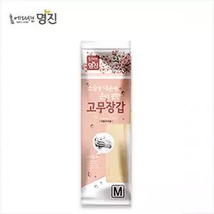 [명진]명진 황토숯 일반고무장갑 중 21x37cm 아이보리
