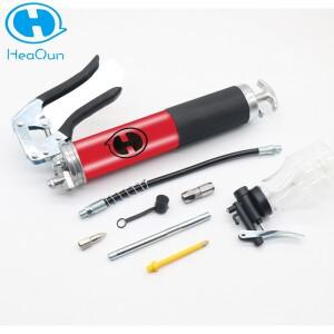 Heaqun 6000PSI 수동 그리스 건  400cc 자동차 트럭 지게차 굴삭기 불도저 농업 기계 용 알루미늄 헤드