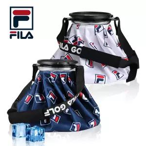 [26년형/12인치/특대형150g]휠라골프 특대형 네이비/화이트 얼음주머니 아이스팩+쿠션어깨끈장착