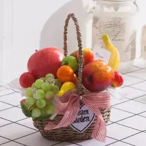 아트박스/플라워트리 과일모형 바구니 드림얼음 set 25cm (DIY) 장식 소품