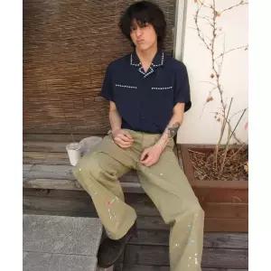 GENERALIDEA MAN 페인팅 가먼트다잉 치노바지 [BEIGE] / GF1MPT002 970427