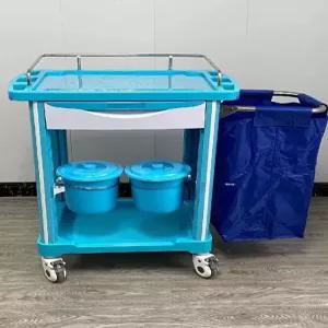 응급카트 드레싱카 약품 직선 수납 서랍 드레싱카트 응급 케어 간호차 웨건