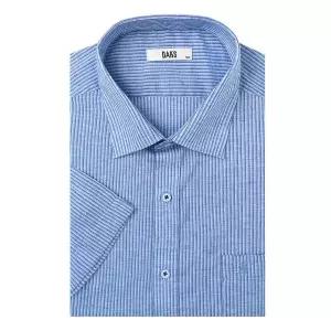 [롯데백화점]닥스 26S/S 린넨혼방 스트라이프 반팔셔츠 DMS3SHCS125-B1(사은품증정)