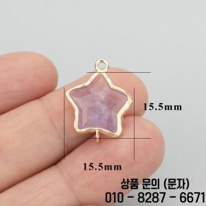 GUFEATHER MD05 쥬얼리 액세서리 18k 금도금 천연석 핸드 메이드 제작 참 DIY 펜던트 로트당 4 개