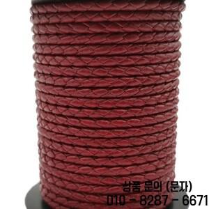 Aaazee 진품 가죽 볼로 스트랩 쥬얼리 제작을 위한 3mm 라운드 호손 브레이드 코드 더 어두운