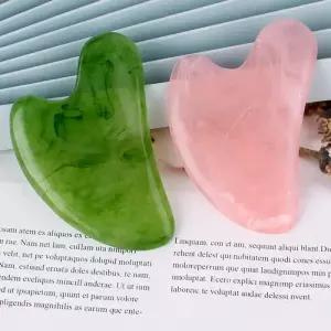 Guasha 아름다운 마사지 밀랍 긁기 스크레이퍼 페이스 침술 Gua Sha 보드 스파 도구