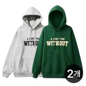 WL 디오안 2종 여성 봄 가을 겨울 약기모 오버핏 후드티 후드 루즈핏 레터링