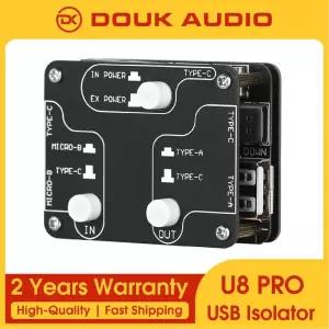 Douk Audio U8 PRO HiFi USB 2.0 아이솔레이터 480Mbps 오디오 소음 제거기 필터 ADUM3165 DAC용