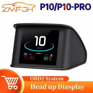 HUD OBD2 헤드업 디스플레이 자동차용 스마트 게이지 디지털 속도 RPM 수온 연료 소비량 카 시스템