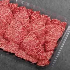 명품한우금오 냉장 암소) 한우1등급 꽃갈비살 500g