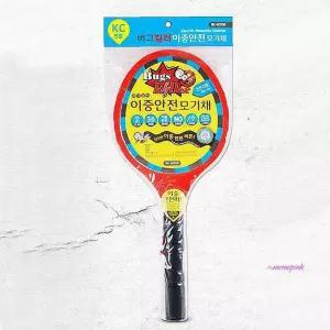 전기모기채 전기채 캠핑 전자 파리채 초파리 이중안전nop035